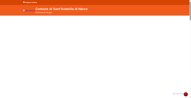 Security scan screenshot of https://www.comune.santanatoliadinarco.pg.it/hh/index.php