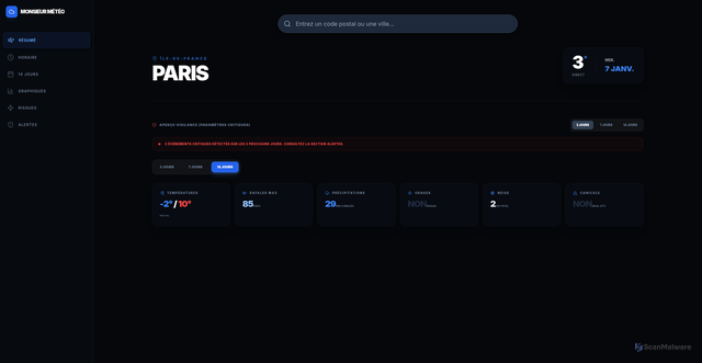 Security scan screenshot of https://monsieurmeteosecours-xnde4sa9su.edgeone.dev/
