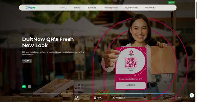 Security scan screenshot of https://paynet.my