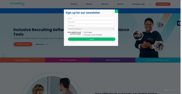 Security scan screenshot of https://localjobnetwork.com