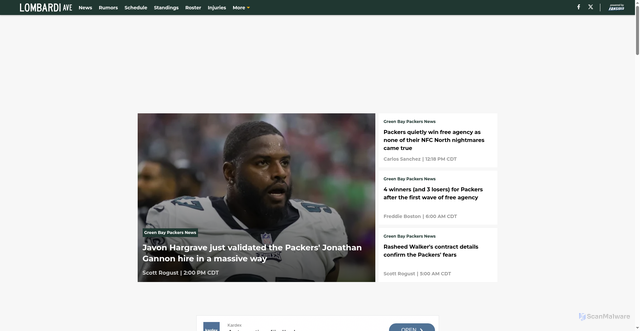 Security scan screenshot of https://lombardiave.com