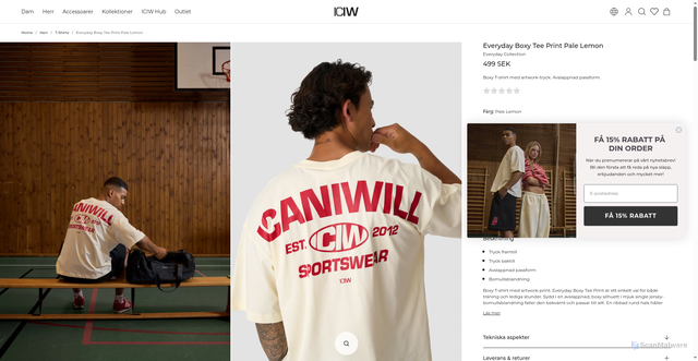 Security scan screenshot of https://www.icaniwill.se/sv/herr/herr-t-shirts/everyday-boxy-tee-print-pale-lemon