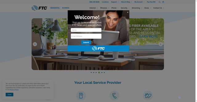 Security scan screenshot of https://ftc-i.net