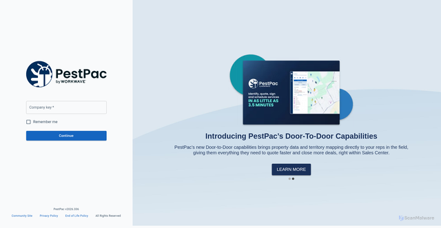 Security scan screenshot of https://api.pestpac.com