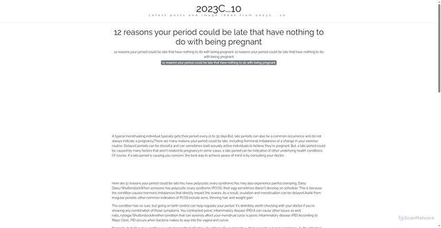 Security scan screenshot of https://cakrawalapixellab-dpet3uwhks0r.edgeone.app/12-reasons-your-period-could-be-late-that-have-nothing-to-do-with-being-pregnant.html