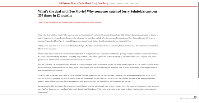 Security scan screenshot of https://sinardjajacannhugo-k77wcra0vq.edgeone.app/19044-whats-the-deal-with-bee-movie-why-someone-watched-jerry-seinfelds-cartoon-357-times-in-12-months.html