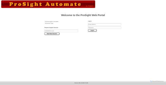 Security scan screenshot of https://pr-zeno4.progent.com