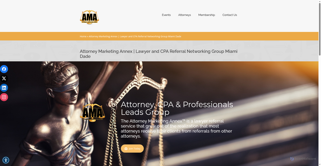 Security scan screenshot of https://attorneymarketingannex.com