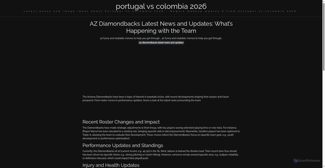 Security scan screenshot of https://kanvasnetworkstudio-dpl60w24k4ab.edgeone.app/az-diamondbacks-latest-news-and-updates.html