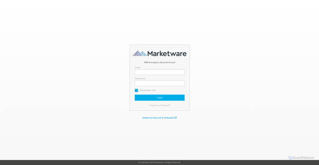 Security scan screenshot of https://app.marketware.com
