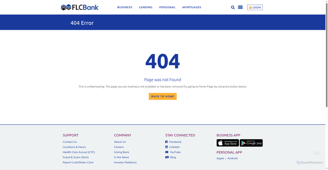 Security scan screenshot of http://creditequalbank.com/wp-content/uploads/2019/08/GGL_TandC_3-17.html