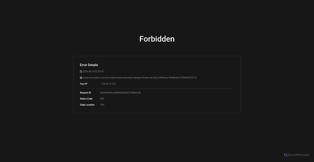 Security scan screenshot of https://www.econodata.com.br/contato/maria-eduarda-rodrigues-freitas-da-silva-243dfcea7d649b4ce122f46f9f2f3172