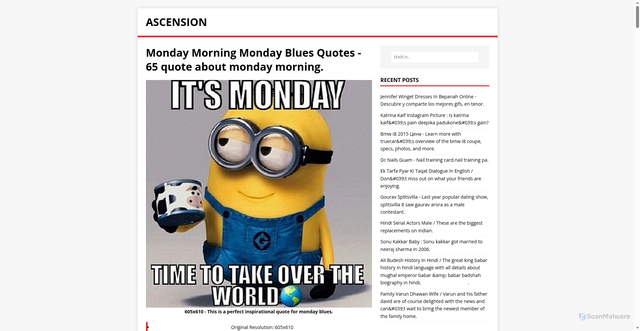 Security scan screenshot of https://cansiasa.pages.dev/post/monday-morning-monday-blues-quotes/