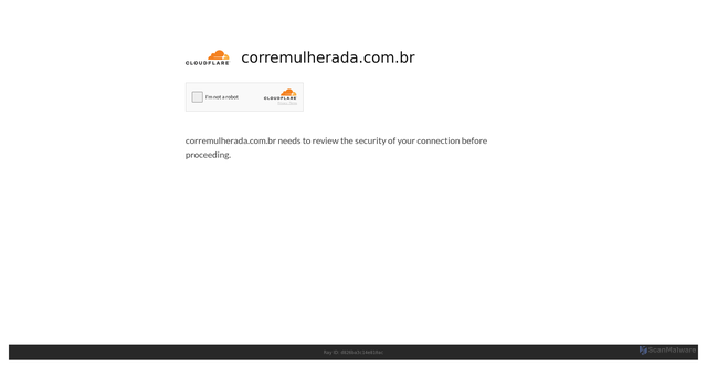Security scan screenshot of https://corremulherada.com.br