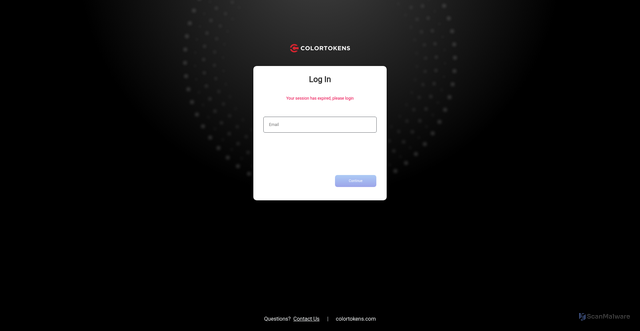 Security scan screenshot of https://notary-ctspprod2.spectrum.colortokens.com