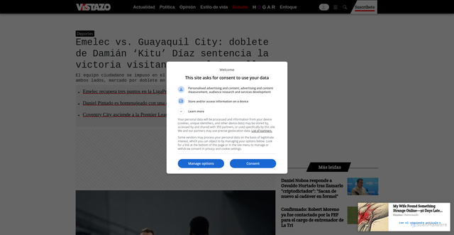 Security scan screenshot of https://www.vistazo.com/deportes/emelec-vs-guayaquil-city-doblete-damian-kitu-diaz-sentencia-victoria-visitante-capwell-AO10877241