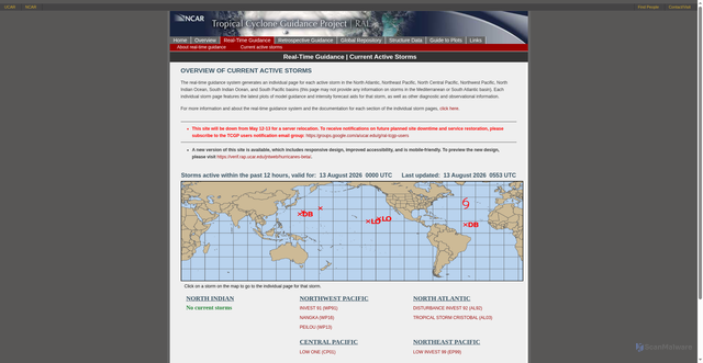 Security scan screenshot of https://hurricanes.ral.ucar.edu/realtime/current/