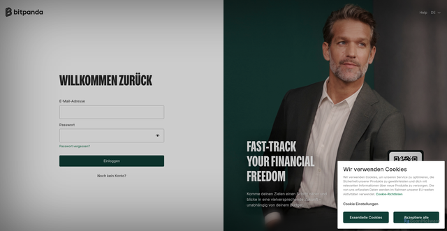 Security scan screenshot of https://signin-bitpanda.com/