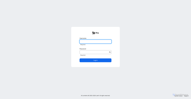 Security scan screenshot of https://gilead.jamfcloud.com