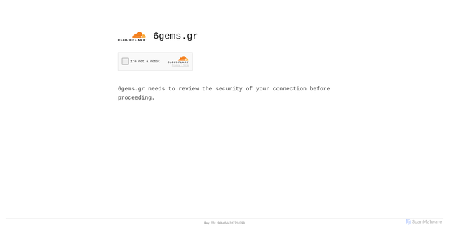 Security scan screenshot of https://6gems.gr