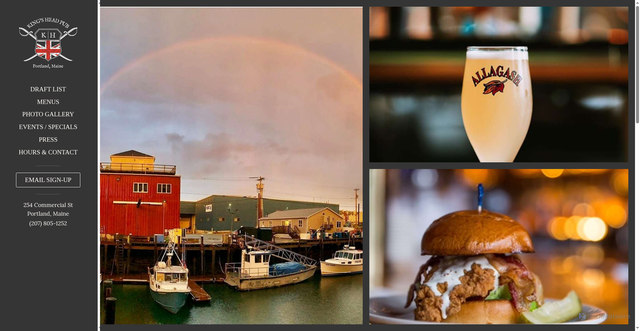 Security scan screenshot of https://www.thekingsheadportland.com/