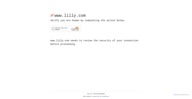 Security scan screenshot of https://mylogin.lilly.com
