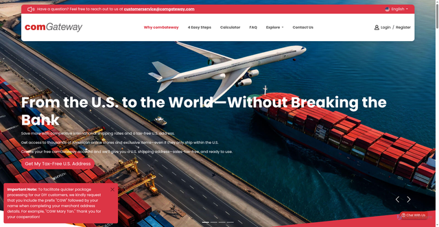 Security scan screenshot of https://secure.comgateway.com/