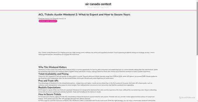Security scan screenshot of https://lensacloudspot-dpkxul6km9f4.edgeone.app/acl-tickets-austin-weekend-2.html