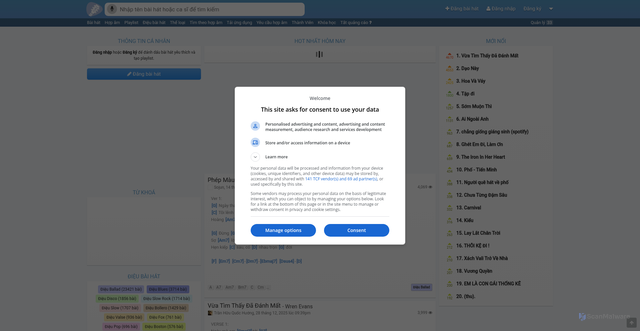 Security scan screenshot of https://hopamchuan.com