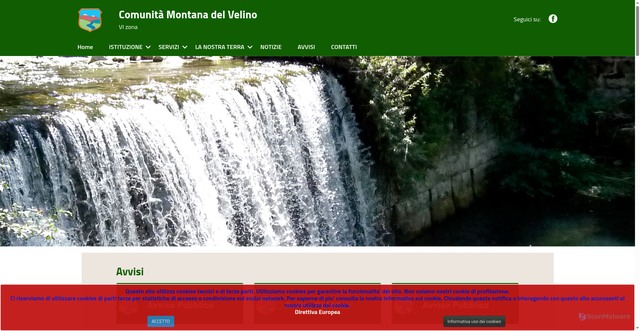 Security scan screenshot of https://velino.it/