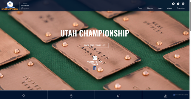Security scan screenshot of https://utahchampionship.com/