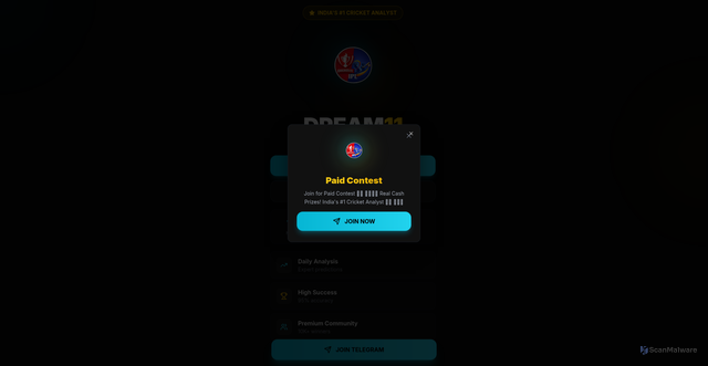 Security scan screenshot of https://rajafantasy.online/