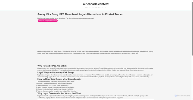 Security scan screenshot of https://lensacloudspot-dpkxul6km9f4.edgeone.app/ammy-virk-song-mp3-download.html