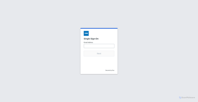 Security scan screenshot of gbm.login.duosecurity.com