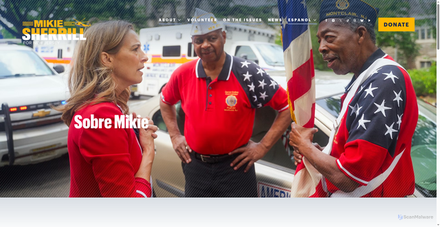 Security scan screenshot of https://www.mikiesherrill.com/SobreMikie