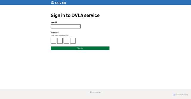 Security scan screenshot of http://gov-uk-buy-sell-vehicle.com/