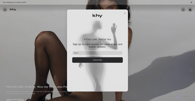 Security scan screenshot of https://www.khy.com/?srsltid=AfmBOoqBnKbbexjOeS9dW8mHKPcqKP0m7hgMXaryet4h1xiShIkj1v84