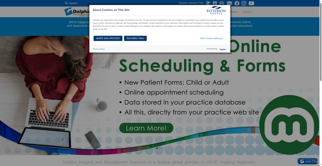 Security scan screenshot of https://dolphinimaging.com