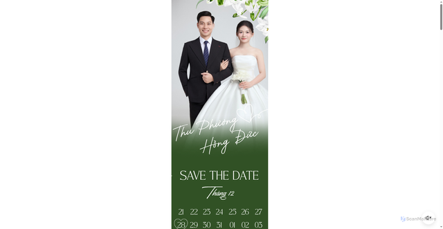 Security scan screenshot of https://wedding-invitation-9dq.pages.dev/
