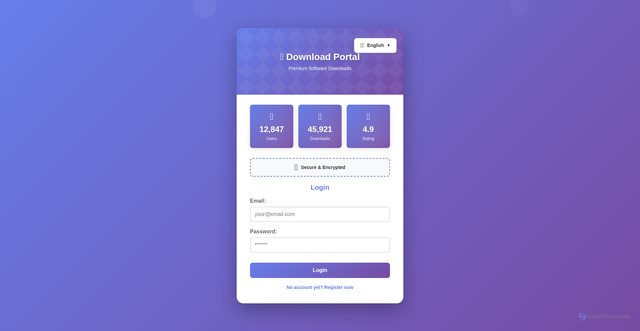 Security scan screenshot of https://generatorx.byethost17.com/