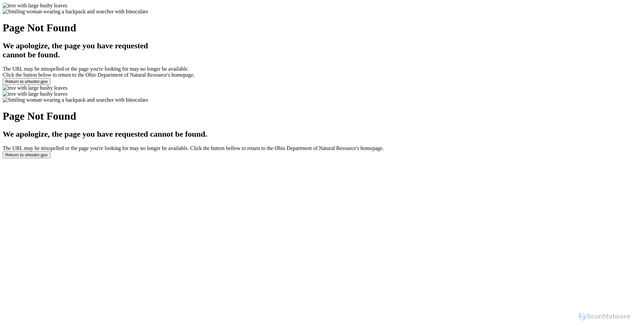 Security scan screenshot of https://ohiodnr.gov/discover-and-learn/safety-conservation/about-odnr/division-parks-watercraft