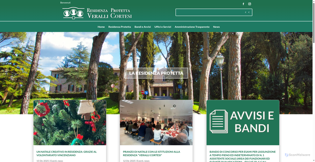 Security scan screenshot of https://www.verallicortesi.it/site/