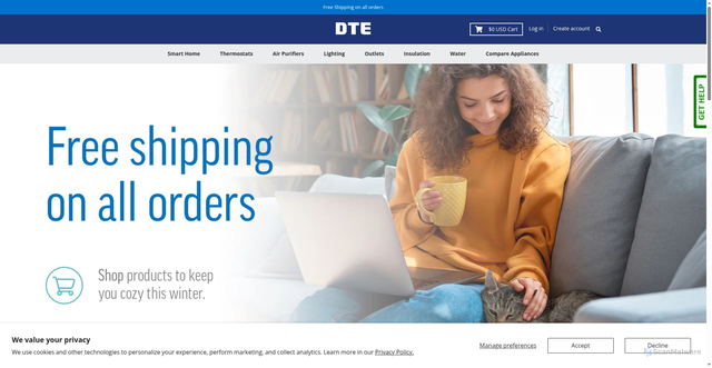 Security scan screenshot of https://www.dtemarketplace.com/