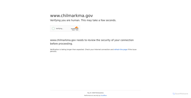 Security scan screenshot of https://www.chilmarkma.gov/