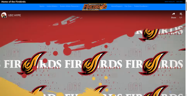 Security scan screenshot of https://www.udcfirebirds.com/landing/index