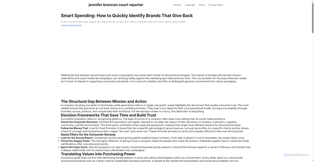 Security scan screenshot of https://vistasantailab-dplp6r60w31e.edgeone.app/brands-that-give-back.html