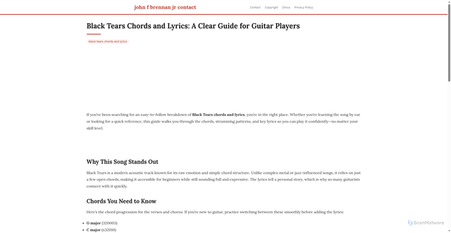 Security scan screenshot of https://aksarasantaisphere-dpc9bj3xyvxw.edgeone.app/black-tears-chords-and-lyrics.html