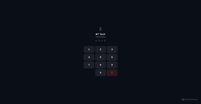 Security scan screenshot of https://btxfgg.pages.dev/tech
