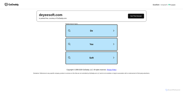 Security scan screenshot of https://deyeesoft.com