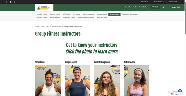 Security scan screenshot of https://gtcc.dce.k12.wi.us/quick-links/group-fitness/group-fitness-instructors